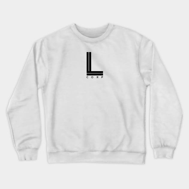 L Corp Logo Crewneck Sweatshirt by slomotionworks